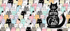 Life Is Better With Cats – Ceramic Mug