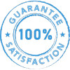 Image of We believe in 100% Satisfaction 100% of the time. Contact us if you're not happy.